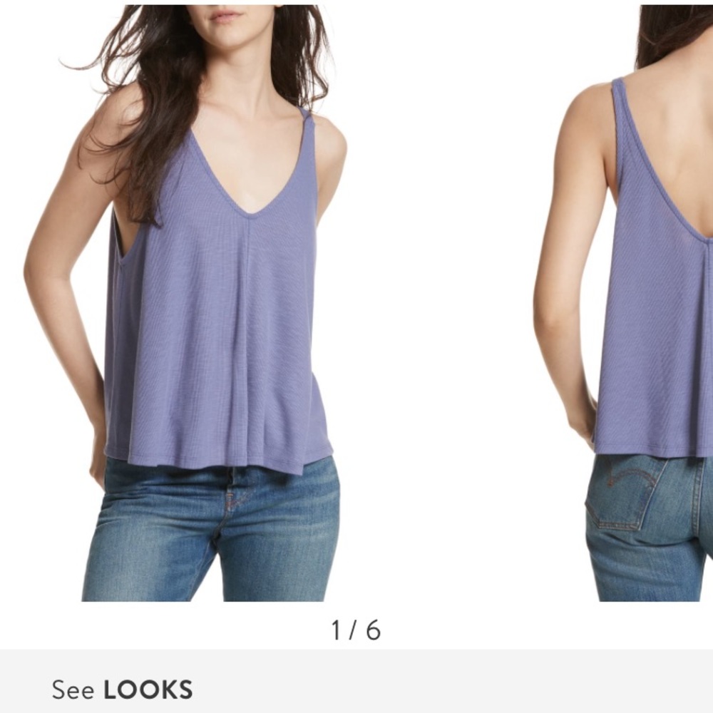 Dani free people top ❤️❤️✨🦋 next day ship